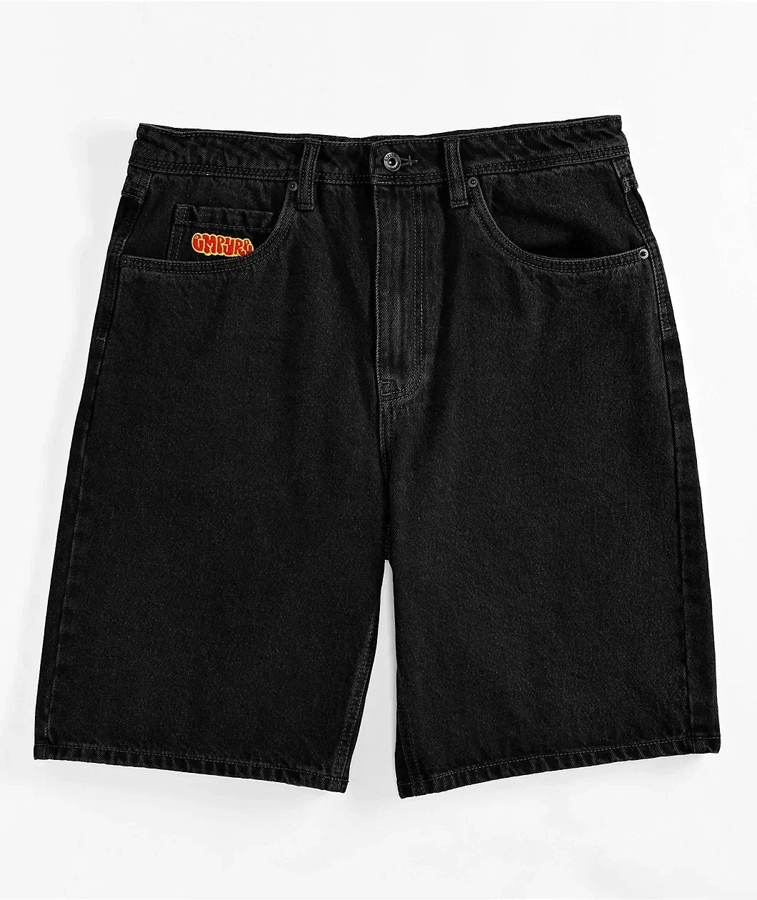 Shorts Letter Cartoon Patchwork Loose Jeans Wide Leg Pants Harajuku Rock Pants Men