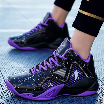Outdoor Boys Basketball Sneakers Breathable Comfortable New Kids Brand Basketball Shoes Children Sport Shoes Girls Gym Shoes