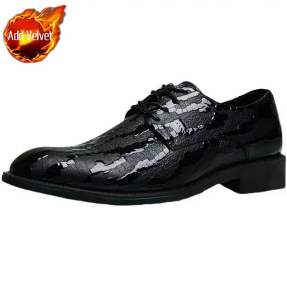 Social Shoe Male Leather Casual Spring Autumn Business Men's Formal Shoes Black Legitimate Clothing 2025 Trend Cheap Liquidation