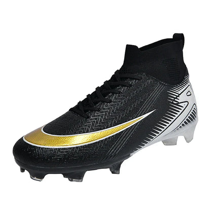 Men Football Boots Professional Soccer Cleats Non Slip Resistant Training Shoes Outdoor Match Sneakers Adult Teenagers Athlete
