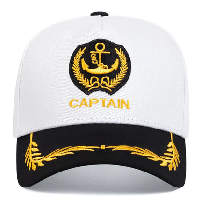 Unisex CAPTAIN/FIRST MATE Letter Embroidery Baseball Caps Spring and Autumn Outdoor Adjustable Casual Hats Sunscreen Hat