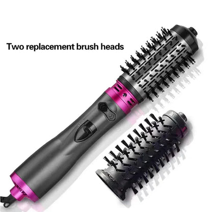 Electric Hot Air Brush 2-in-1 Curling Comb Constant Temperature Hair Dryer Wave & Straightening Tool