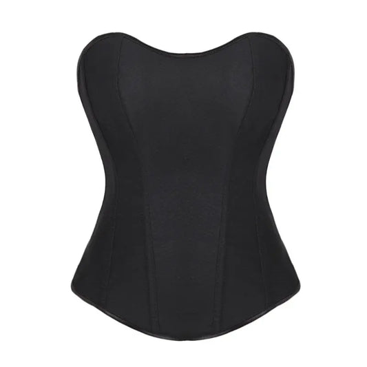 Black women is corset  strapless and body shaping top