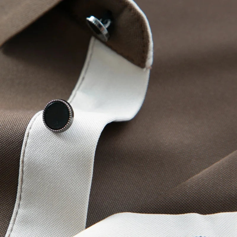 Designer Men's Brand Short Sleeve Polo Shirt New Lapel Casual Letter Print T-Shirt Top Versatile Business Trendy Men's Clothing