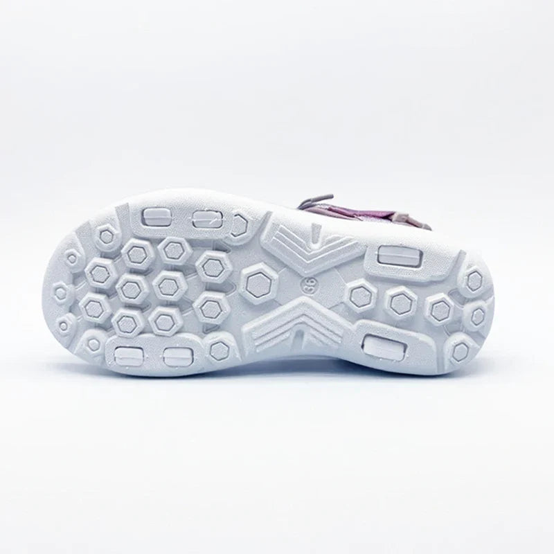 Pink Girls Summer Sandals Children Breathable Beach Shoes Fashion Open Toe Sandals for Kids Boys Casual Walking