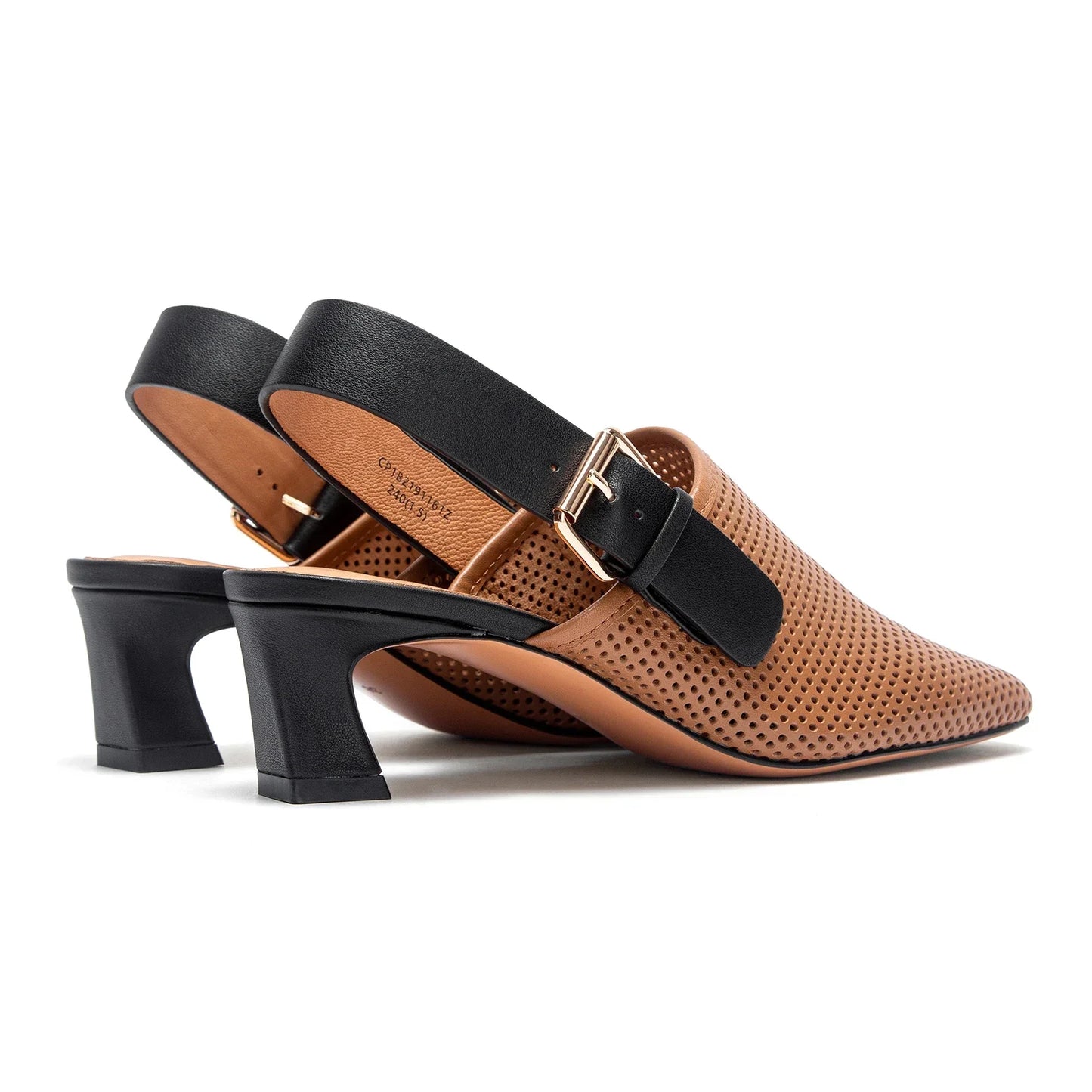 Women's shoes Luxury brand summer sandals leather medium high heel hollow breathable temperament girls shoes 35-40 yards