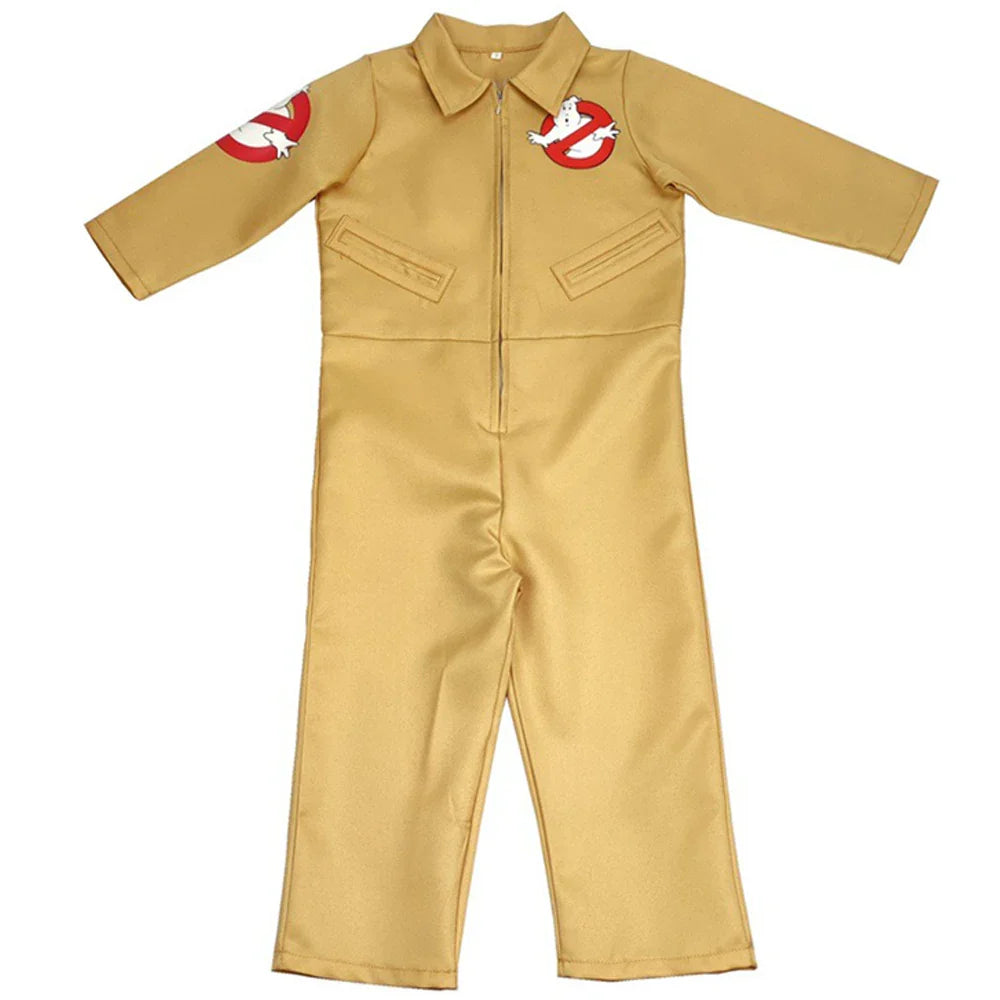 Ghostbusters Movie Kids Adults Cosplay Costume with Proton Pack Halloween Christmas Carnival Theme Party Clothes Fans Collection