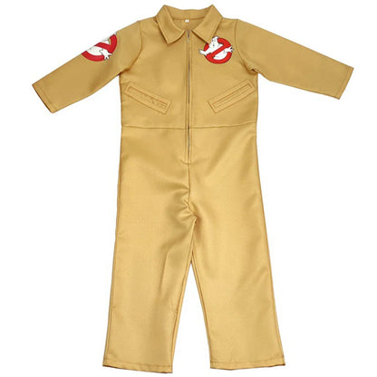 Ghostbusters Movie Kids Adults Cosplay Costume with Proton Pack Halloween Christmas Carnival Theme Party Clothes Fans Collection