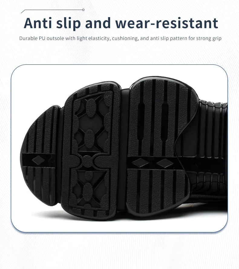 Hot Rotary Buckle Work Safety Shoes For Men Air Soft Sole Lightweight Protective Work Sneakers Men Breathable Safety Footwear