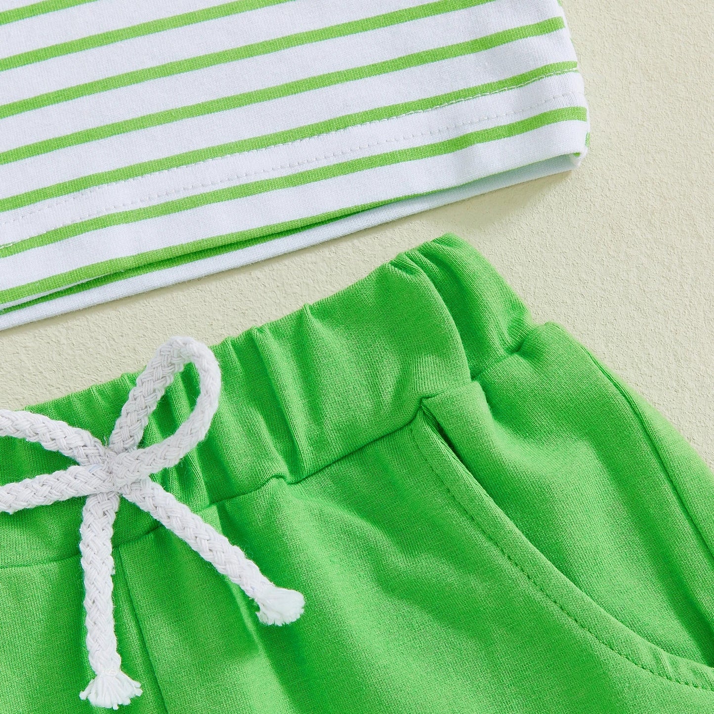 Summer St. Patrick's Day Kids Baby Boys Clothes Set Short Sleeve Letter Embroidery T-Shirt Shorts Outfits Clothes