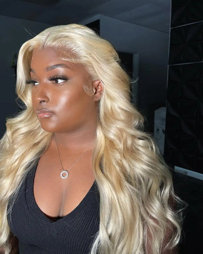 30 40 Inch 13x6 Lace Frontal Wig 613 Blonde Body Wave 13x4 Lace Front Wig Pre plucked Brazilian Human Hair Wigs 200 Density