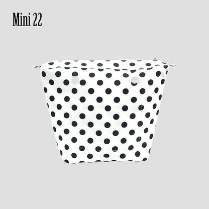 Composite Twill Cloth Waterproof Inner Lining Insert Zipper Pocket for Classic Mini Obag Senior Inner Pocket for O Bag