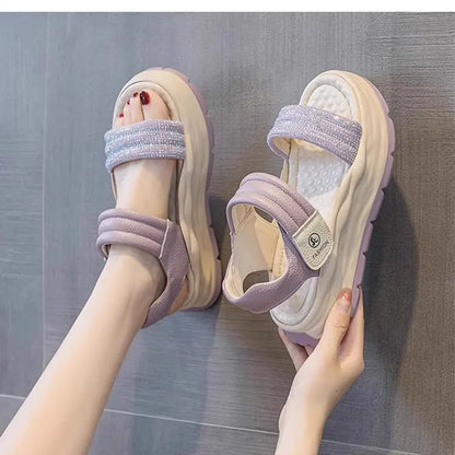 Girls Summer Fashion Sandals 2026 Kids New Arrival Soft Anti-Skid Beach Sandals Lightweight Comfortable Design Outdoor Shoes