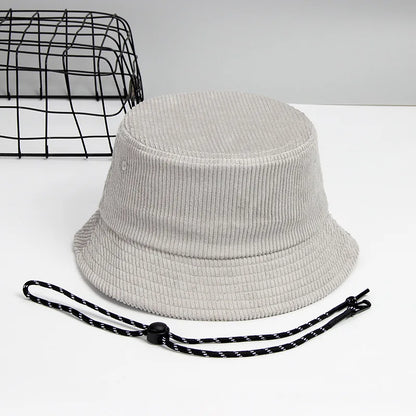 Dad Winter Hat Lady Outdoors Corduroy Bucket Hats Men Big Size Fisherman Hat 54-56cm 56-58cm 58-60cm 60-62cm 62-64cm