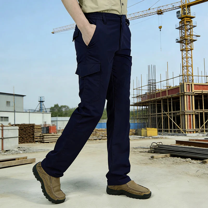Summer Military Tactical Pants Quick Drying Cargo Men Waterproof Casual Wear resistant Multi-pocket Outdoor Hiking Trousers