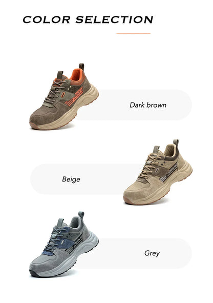 Anti-Puncture Work Shoe For Man  breathable Safety Work Sneakers with iron Toe Indestructible shoes Breathable Work Boots