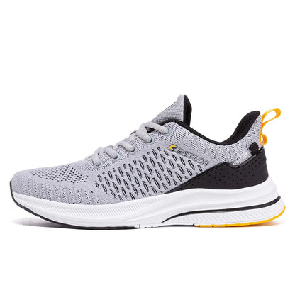 New Running Shoes Men's Casual Lightweight Designer Mesh Sneakers Male Outdoor Breathable Lace-Up Sports Walking Shoes