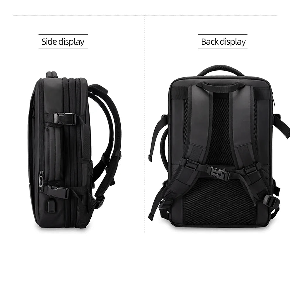 Business Backpack for Men Waterproof Anti-Theft 15.6” Laptop Backpack Casual Large Capacity Expandable Travel Bag Short Trip