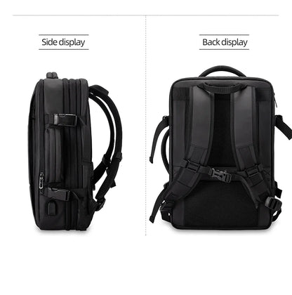 Business Backpack for Men Waterproof Anti-Theft 15.6” Laptop Backpack Casual Large Capacity Expandable Travel Bag Short Trip