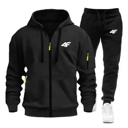 Sets for Men Two Piece Outdoors Mens Tracksuit Set Hot Sales Sportswear Man Sweatpants Hoodie Fashion Comfortable Casual Jogging