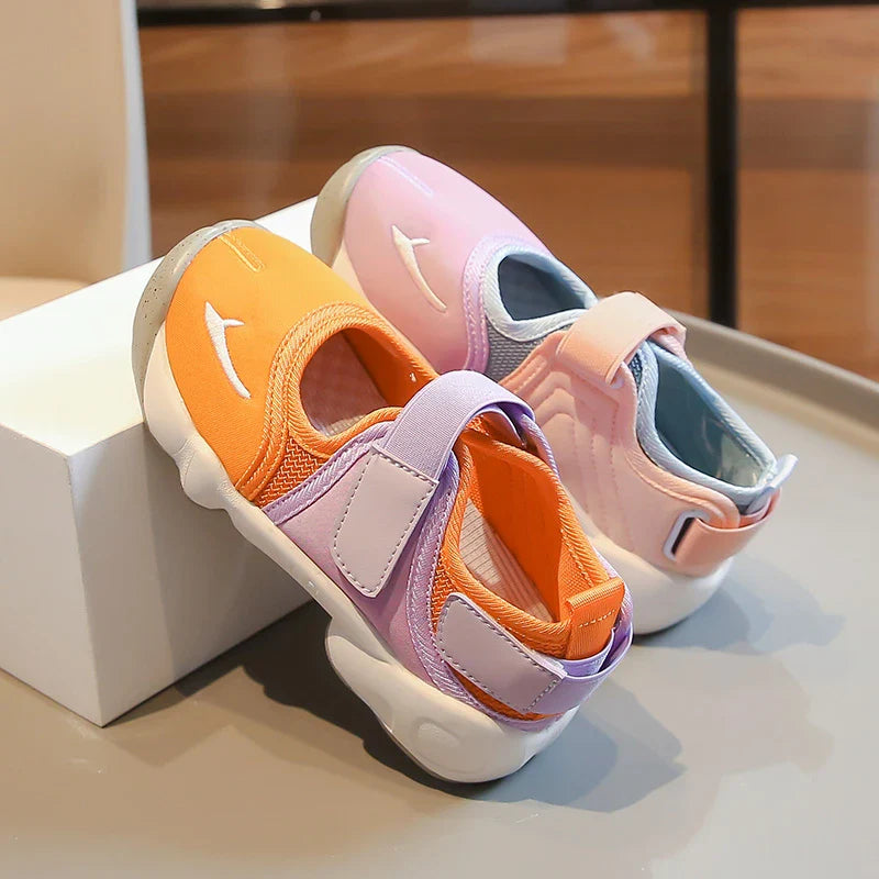Children's Sneakers Spring Autumn New Girls School Sports Shoes Fashion Versatile Kids Causal Boys Basketball Shoes Soft Bottom