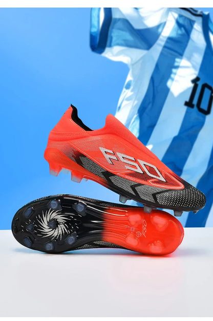 Men Professional TF Soccer Shoes Resistant Casual Grass Studded Male Non Slip Fast Foo451·a