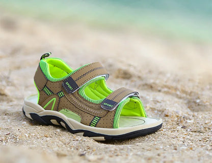 Kids Sport Sandals for Boys Breathable Outdoor Soft Sole Beach Shoes Summer Children's Casual Walking Sandals Anti-Slip