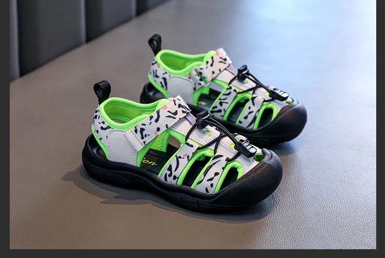 2025 Children's High Quality Close Toe Summer Beach Water Shoes Outdoor School Sport Sandals for Kids Toddler Boys Girls