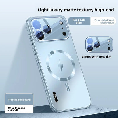 Magnetic Frosted iPhone 17 Pro Max 17pro Case with Heat Dissipation Full Protection for iPhone 17  Air Camera