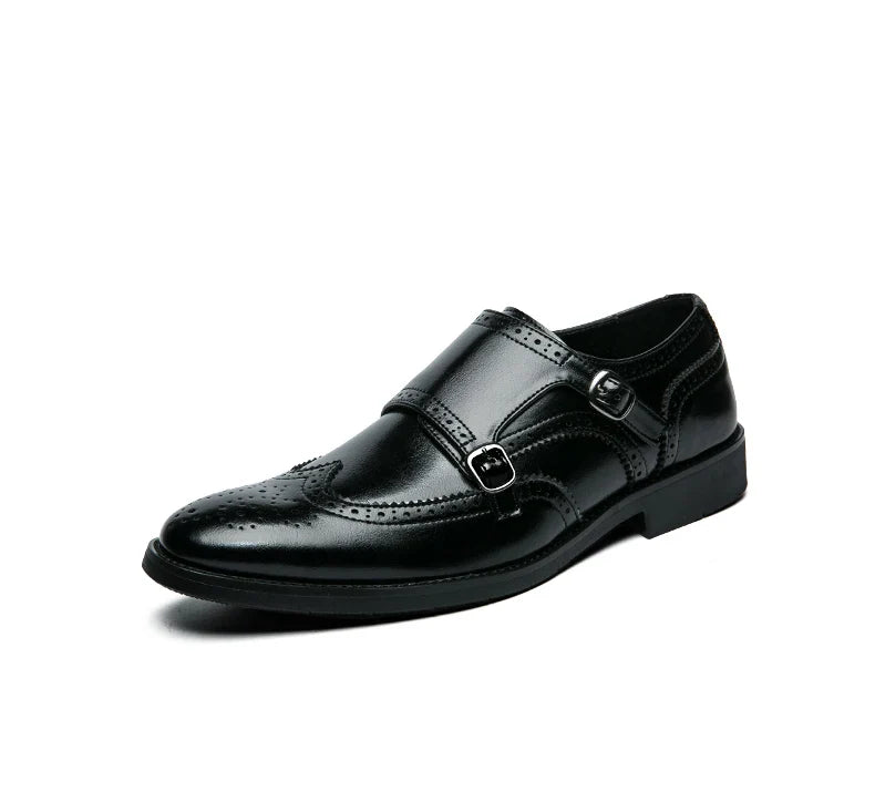 Formal Leather Shoes For Men Classic Casual Business Shoes Men High Quality Men's Dress Shoes Wedding Offcie Social Brogues Shoe