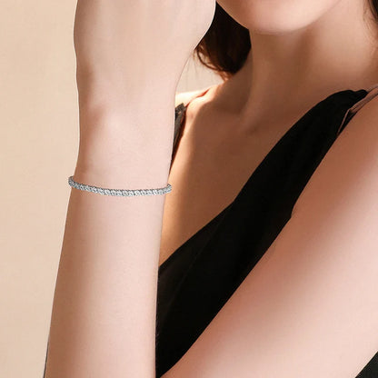 GRA Certified Full Moissanite Tennis Bracelets for Women Men Sparkling S925 Silver Party Wedding Bangles Jewelry Gifts