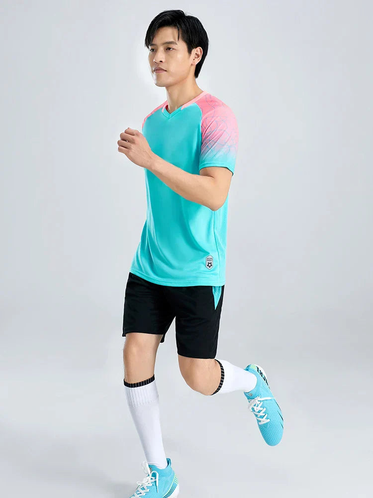 High Quality Men Football Jerseys Wholesale Soccer Clothes Sets Club Team Training Football Uniforms Adult Soccer Jersey D8862