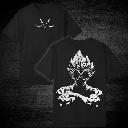 2026 Summer Dragon Ball  Oversized T-shirt High Quality 100% Cotton Majin Vegeta Print Unisex Retro Casual Tee for Adults Kids