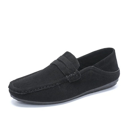 New Suede Men Casual Shoes Fashion Male Lazy Shoes Breathable Comfort Slip-on Mens Driving Shoes Luxury Brand Loafers Moccasins