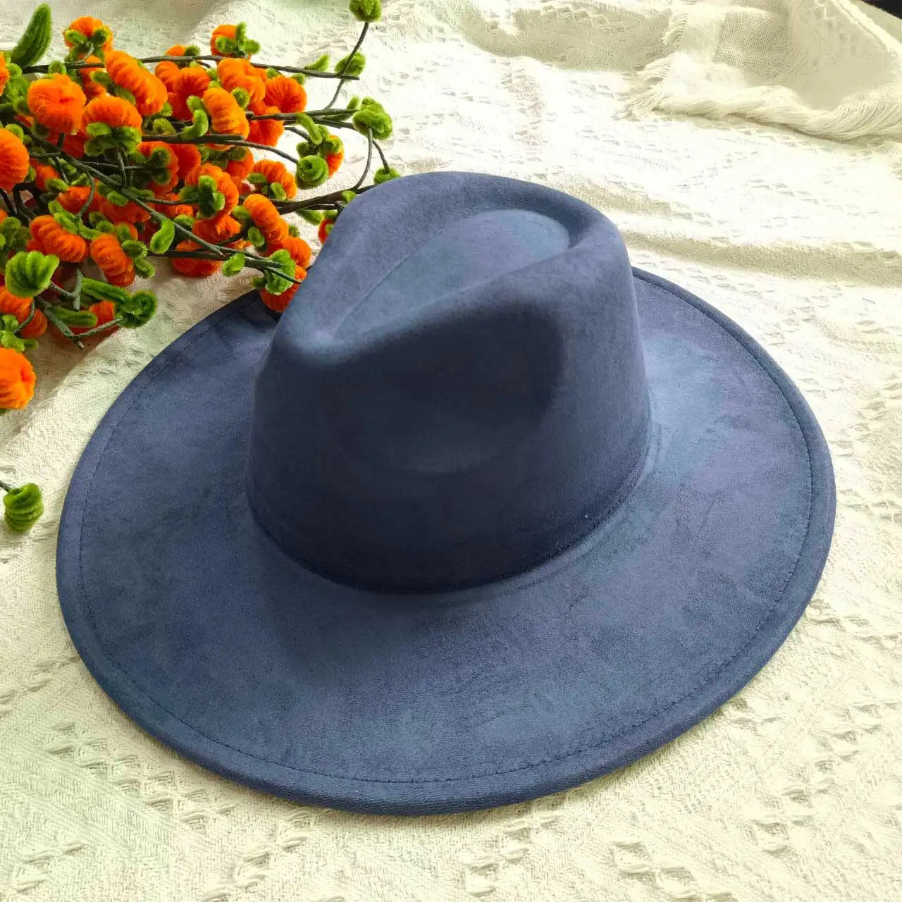 Hats Blank Hats for Burning Multicolor teardrop shaped Top 9.5cm Brim Unisex Jazz Hat Church Hat