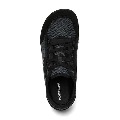 Unisex Barefoot Shoes Wide Toe Minimalist Zero Drop Walking Sneakers Lace-Up Outdoor Lightweight Casual Shoes