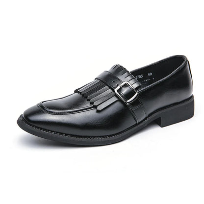 Mocassins Sociais Masculinos Com Borlas Decorativas, Sapatos Elegantes