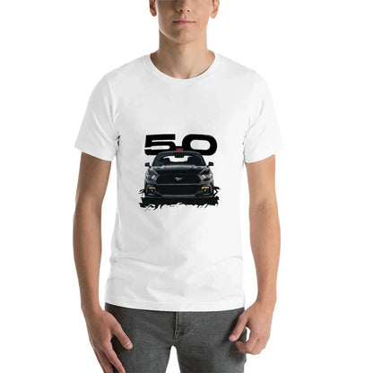 Black Mustang S550 T-Shirt for a boy hippie clothes vintage plain t shirts men