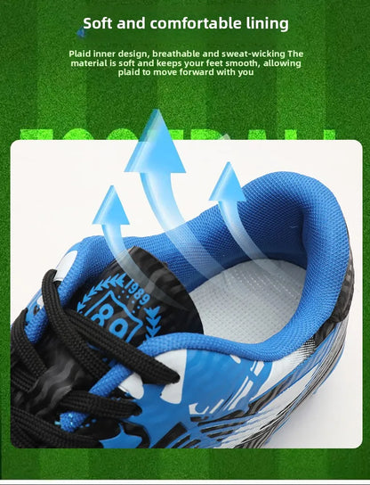 Football Boots Boys Professional  Soccer Shoes Kids Athletics Training Shoes Sports Shoe Girls Outdoor Spikes Chuteira De Campo
