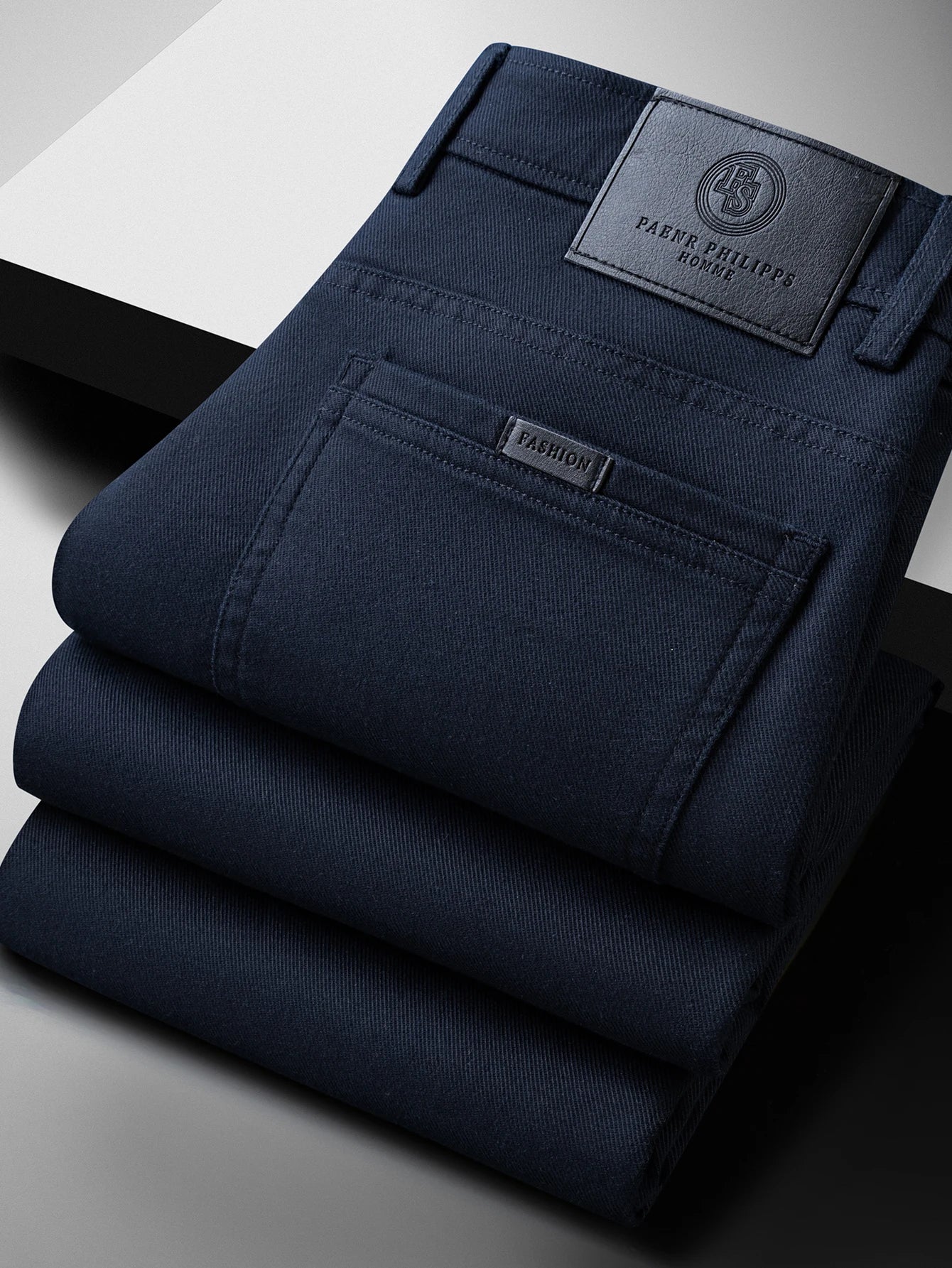 Lyocell Jeans Men Spring Autumn New Fashion Comfortable Straight Long Pants Soft Business Brand Classic Stretch Denim Trousers