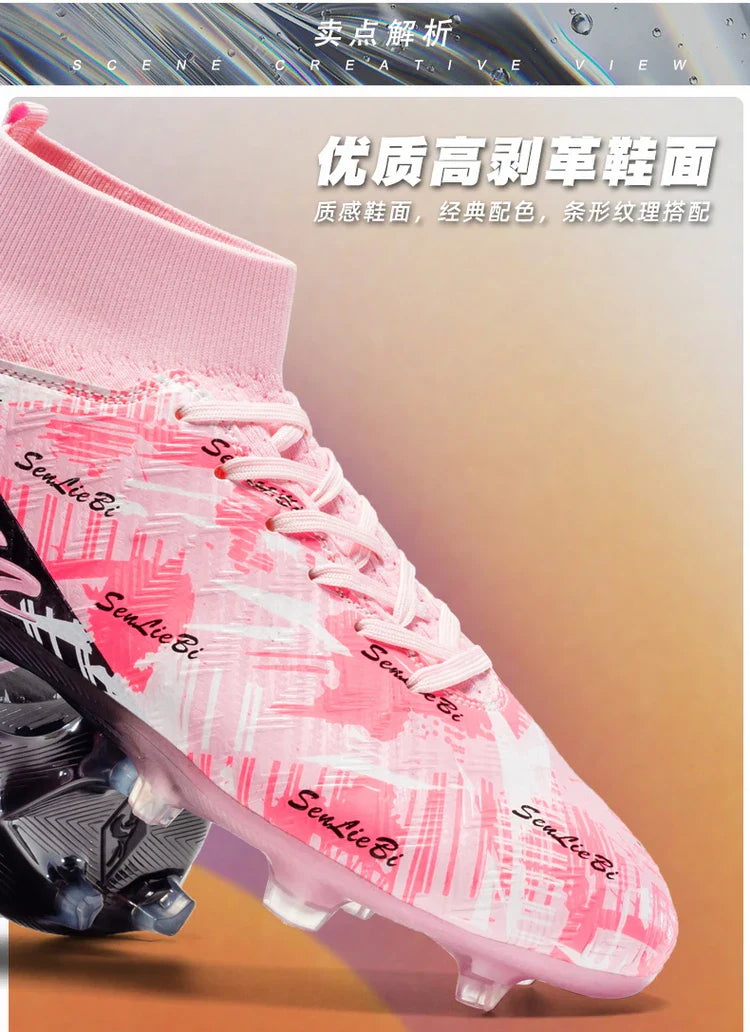 Professional Football Boots Men Soccer Shoes Society Football Cleats FG Lightweight Training Soccer Sneakers Outdoor Sports Shoe