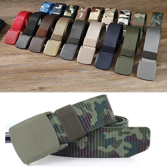 110/120/130/140/150/160/170cm Camo  - Belts Casual Jeans Accessories Branded Sports Outdoor Belts for Men Women