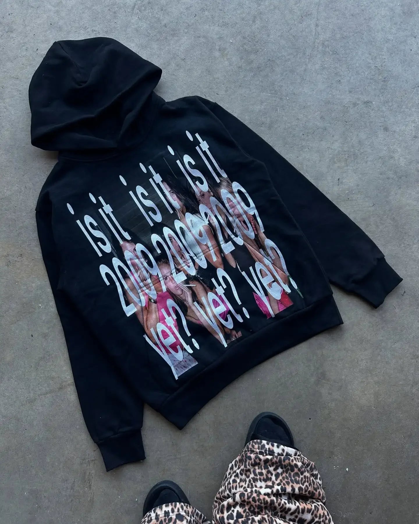 Vintage Style Hoodie Embroidery Print Hoodies Women Grunge Sweatshirt Tops Streetwear Harajuku Gothic Y2k Women Clothing