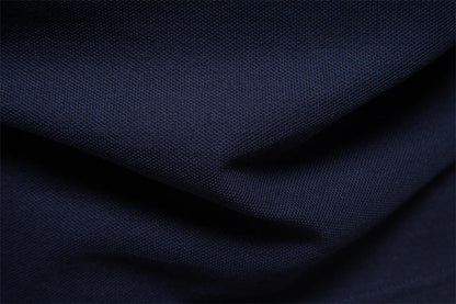 Men's Henley Neck Polo Shirt Cotton Solid Color Long Sleeve Autumn Winter Premium Luxury Mens Top