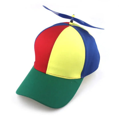 Hat Helicopter Propeller Adventure Dad Hat Rainbow Bamboo Dragonfly Baseball Cap For Adult Kids Boys Girls