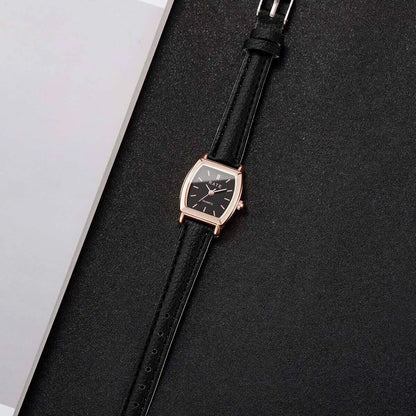 Fashion Women Watches Casual Small Dial Leather Strap Womens Quartz Watch Reloj Mujer Girls Clock（Without Box）