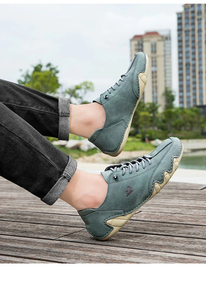 Men's shoes four season new plus size casual shoes fashion low-top soft sole breathable outdoor shoes men's sports walking shoes