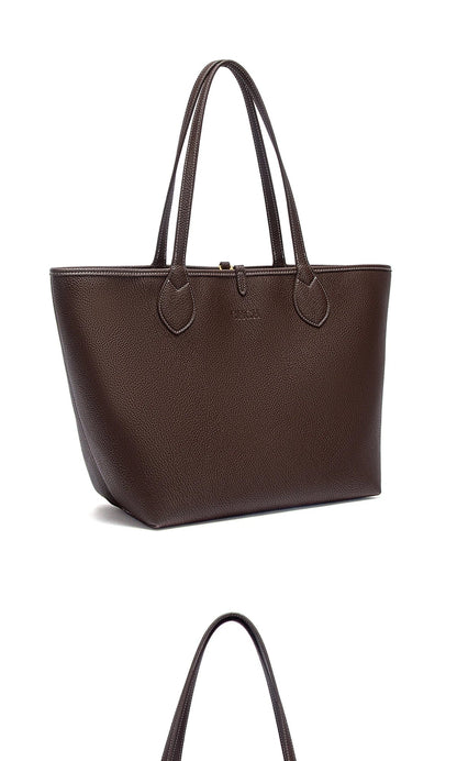 Women's Tote Bag 2025 Autumn New Coffee Color Handbag Double sided Mother Child Casual Shopping Bag
