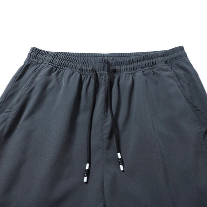 Men Running Pants Jogging Casual Summer Thin Sweatpants Quick Dry Ice Silk Straight Trousers Sports Gym Breathable Unisex