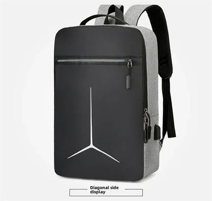New Anti-theft USB Waterproof Hard Case Travel Smart Laptop Motorcycle Backpack Man EVA Fashion Business Men's Shell Backpack